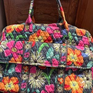 Vera Bradley Grand Traveler Bag Jazzy Blooms